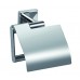 Aqualy Toilet Paper Holder with Lid  in Chrome. - B01KXQ0BN6